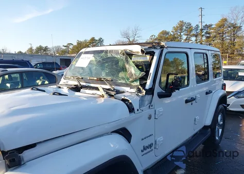 2022 Jeep Wrangler Unlimited Sahara 4X4 from USA, damaged, VIN 1C4HJXEG1NW104435